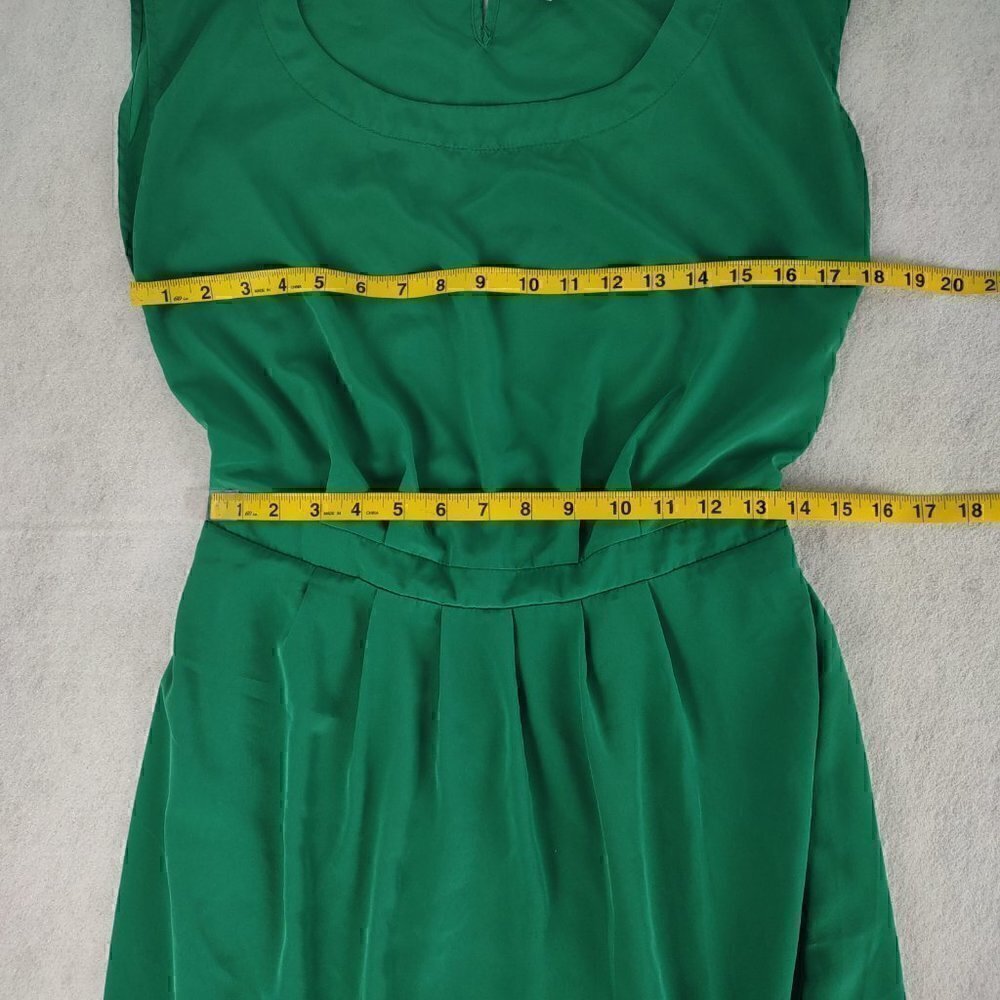 Old Navy Green Scoop Neck, Elastic Around Back Of Waist, Lined. Dress. Size S/P - Picture 7 of 11